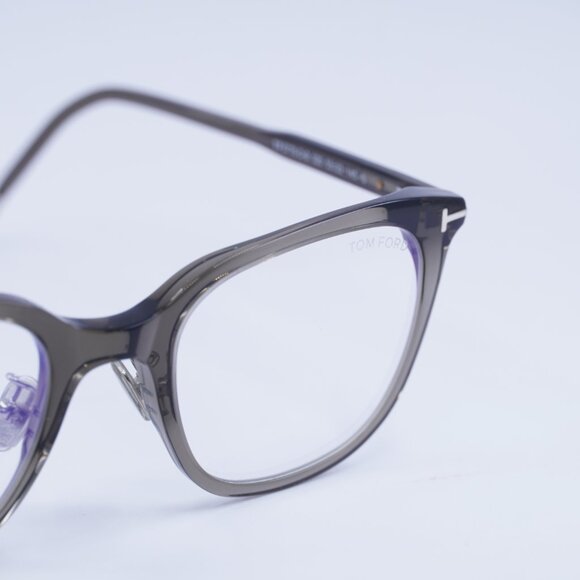 Tom Ford FT5776-D-B 020 Eyeglasses Grey 53mm Square Frame, Blue Light Block - Picture 7 of 9